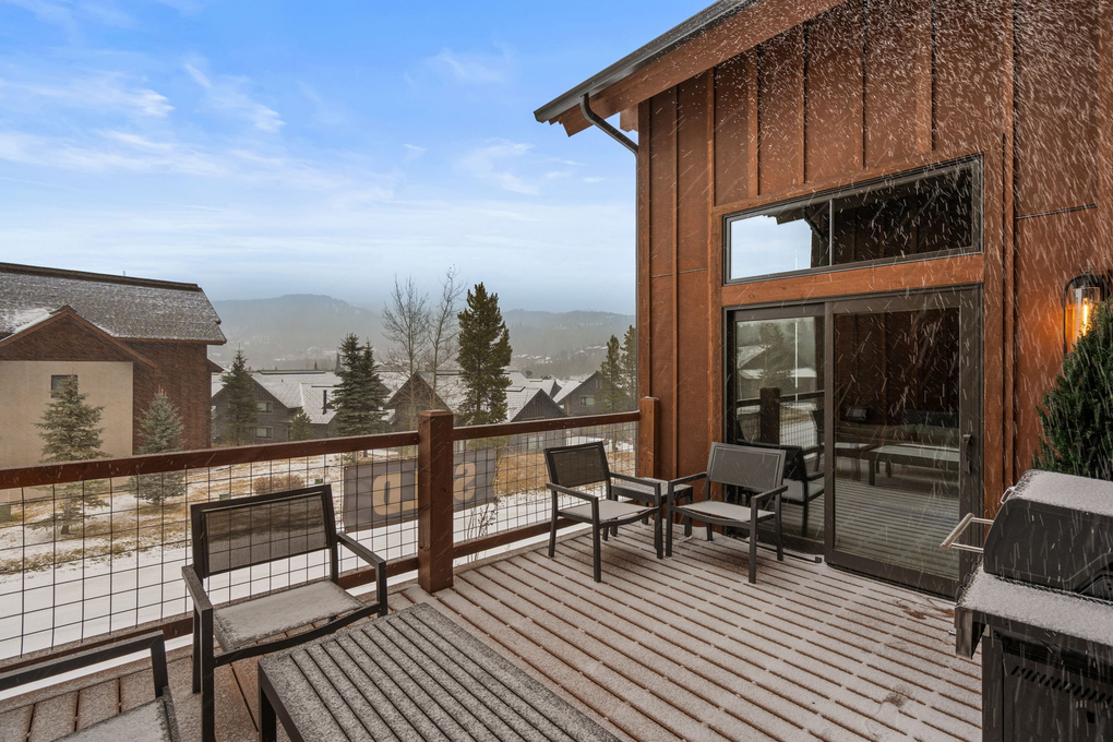 Private Deck with Grill and Seating