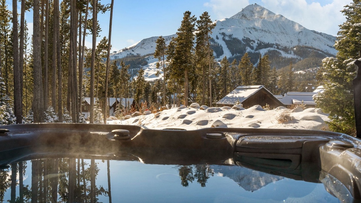 Private Hot Tub With A View Of Lone Peak
