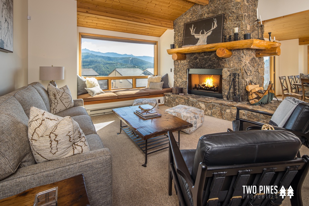 Living Room with Fireplace
