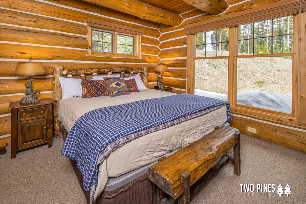 Main Level Guest Bedroom with King Bed