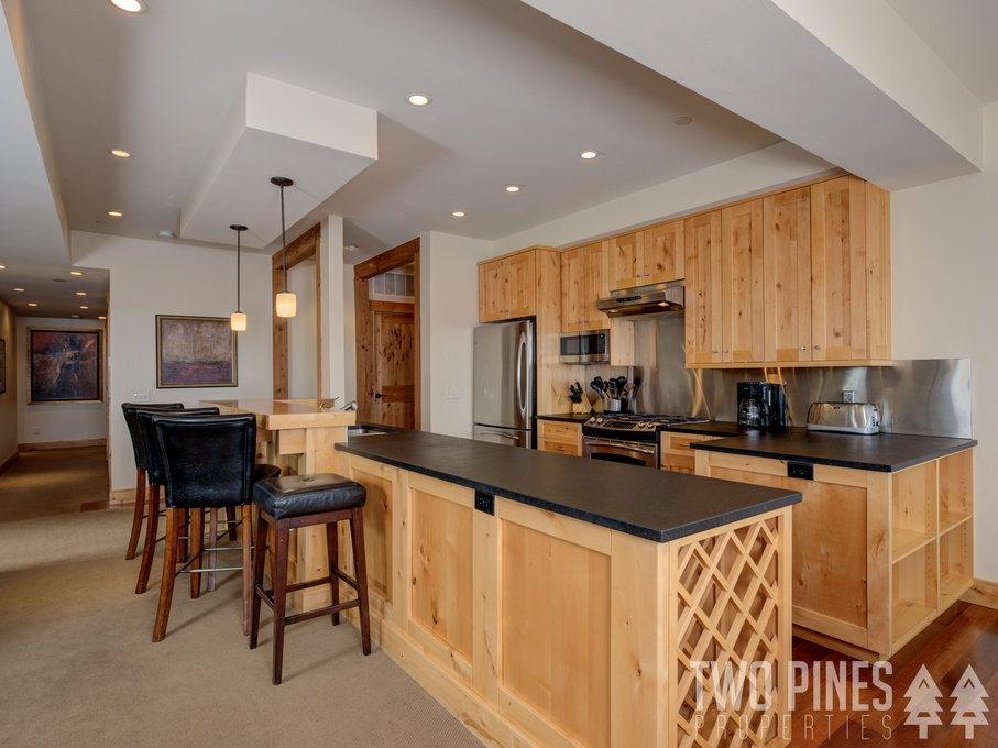 Bar Seating in Kitchen Area