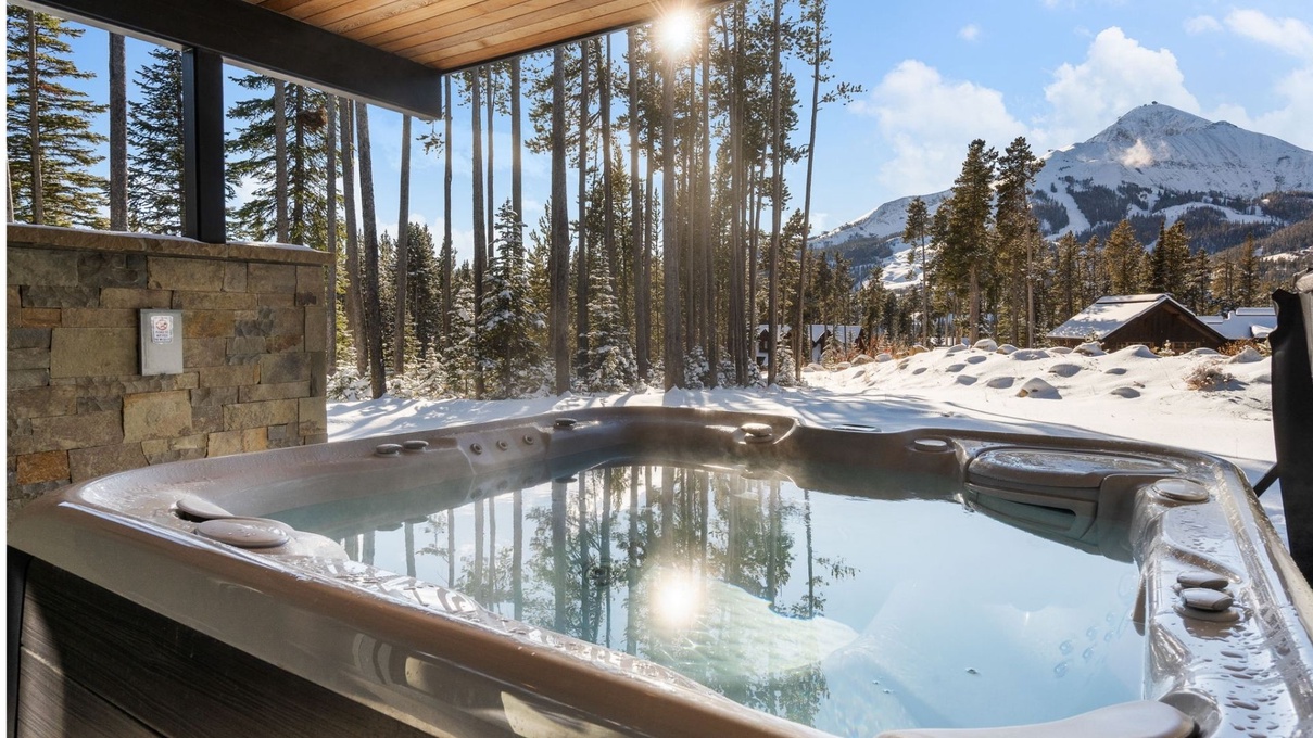 Private Hot Tub On Back Patio