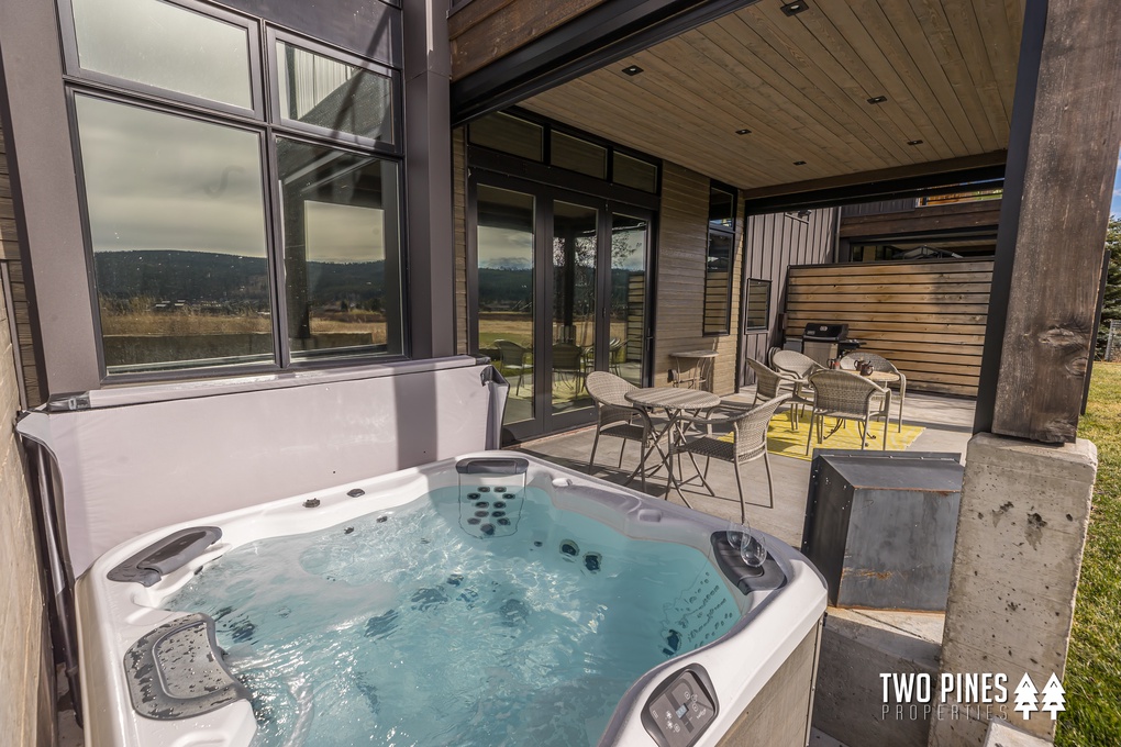 Private Hot Tub with Spacious Patio