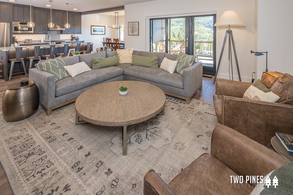 Living room With Balcony Access