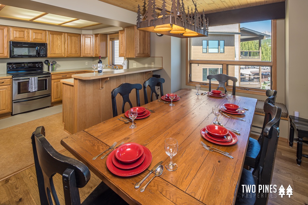 Open Kitchen and Dining Area