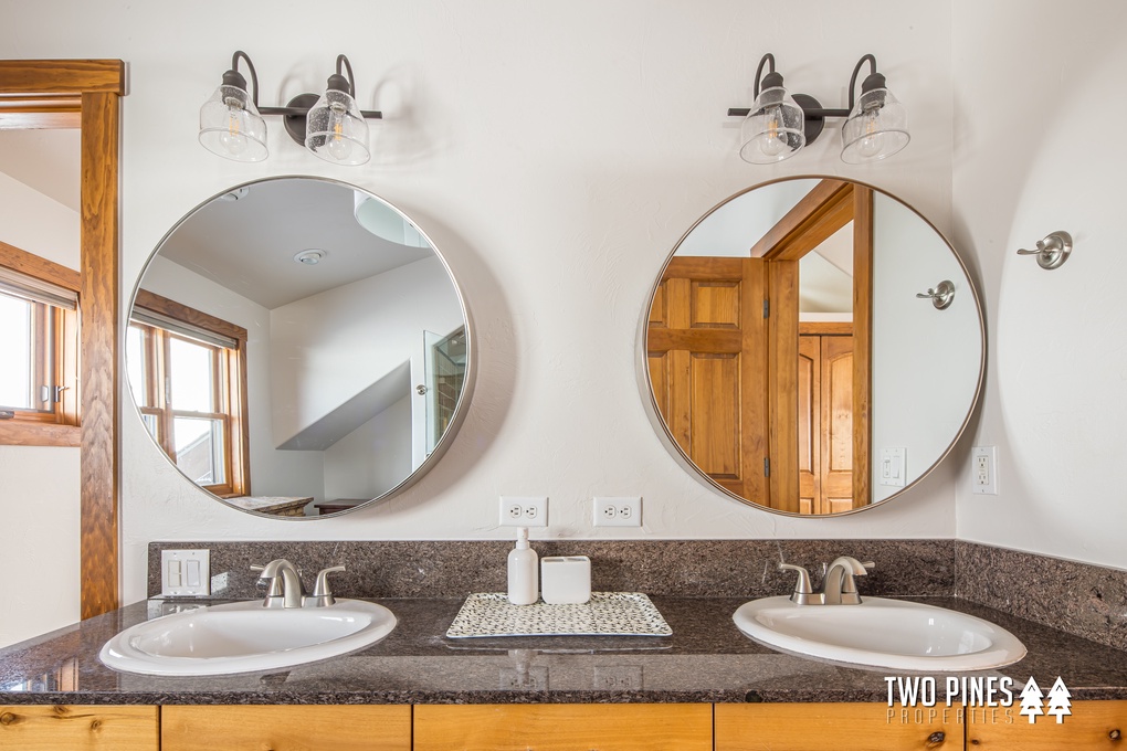 His and Her Sinks En Suite Primary Bath