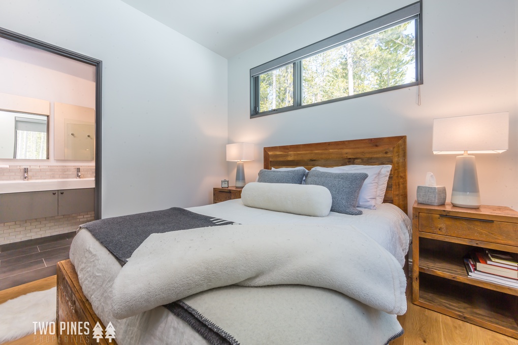 Primary Bedroom with Queen Bed and En Suite