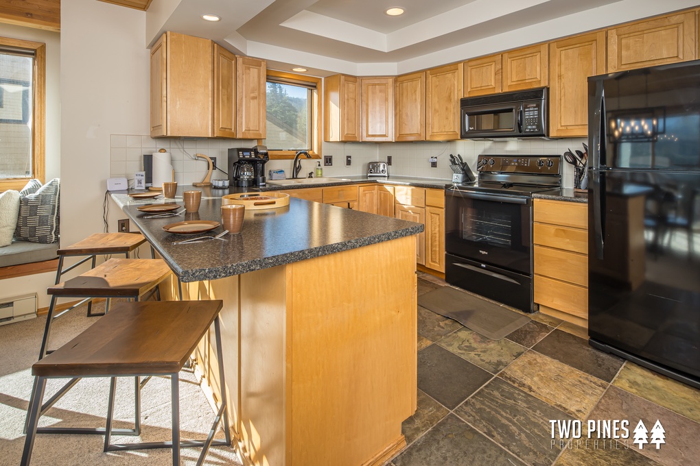 Kitchen with Bar Seating