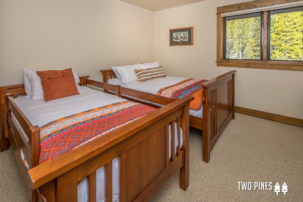 Guest Bedroom with Twin and Full Bed