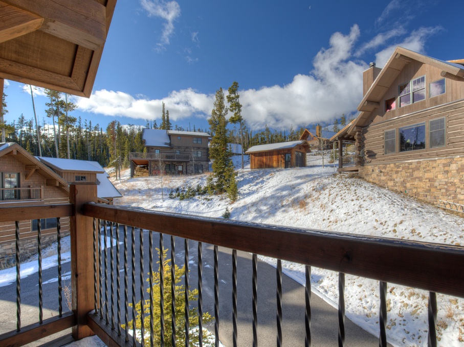 Private Balcony from Top Floor Bedroom
