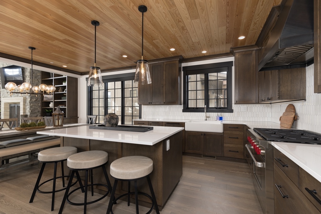 Kitchen with Bar Seating