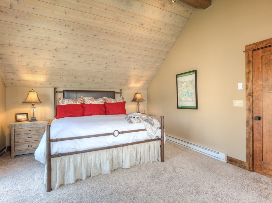 Upstairs 1st Primary King Bed