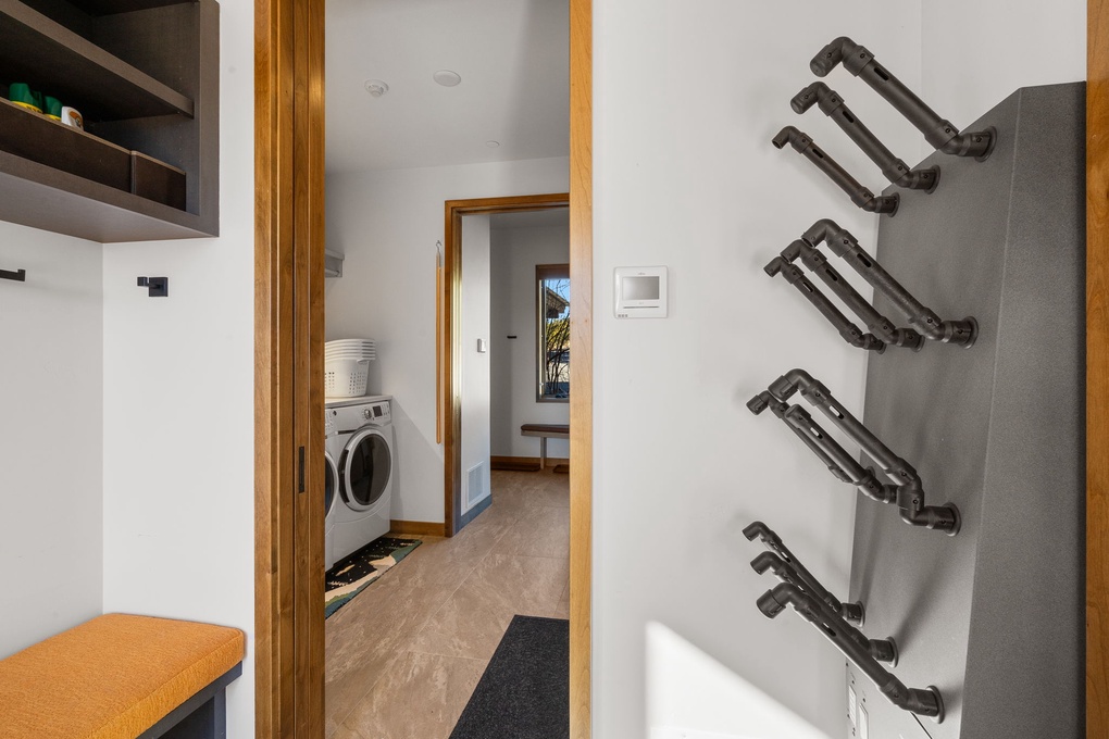 Boot/Glove Dryer in Mud Room