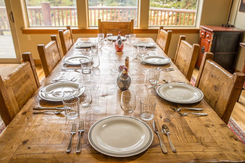 Dining Table with Seating for 8