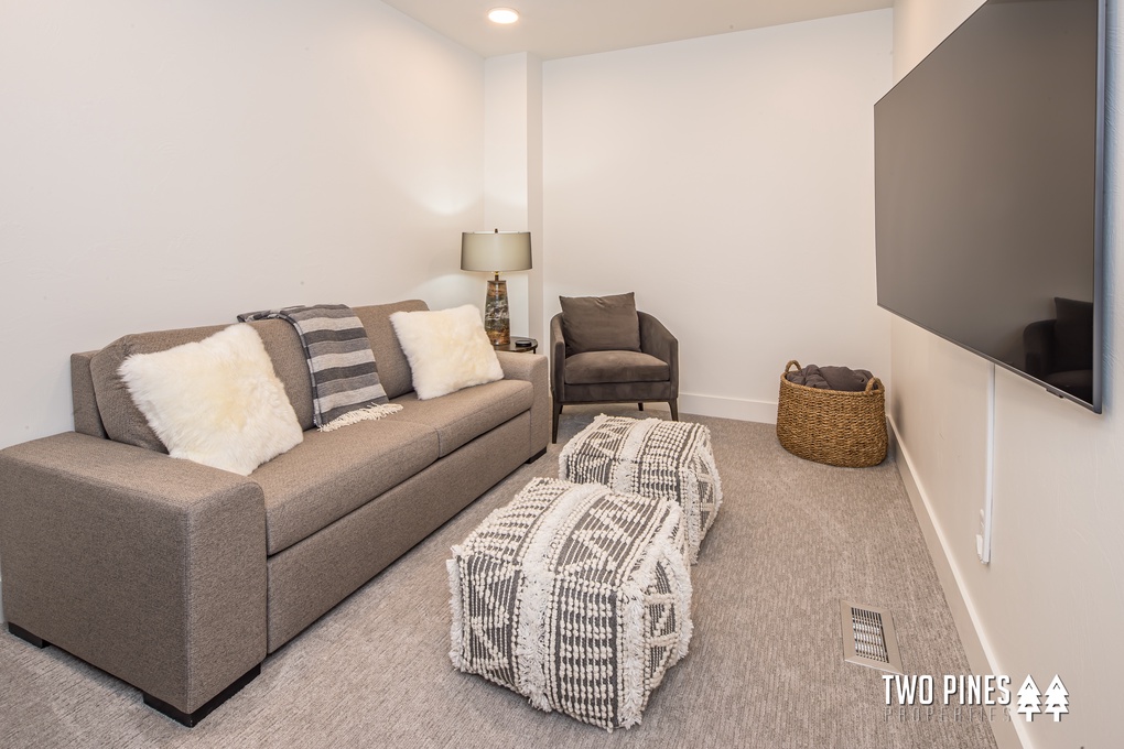 Bonus Room with Sleeper Sofa and Flat Screen TV