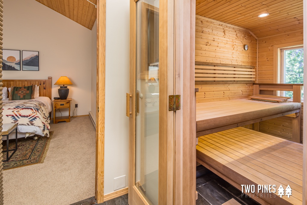 Sauna In-Between King Bedrooms