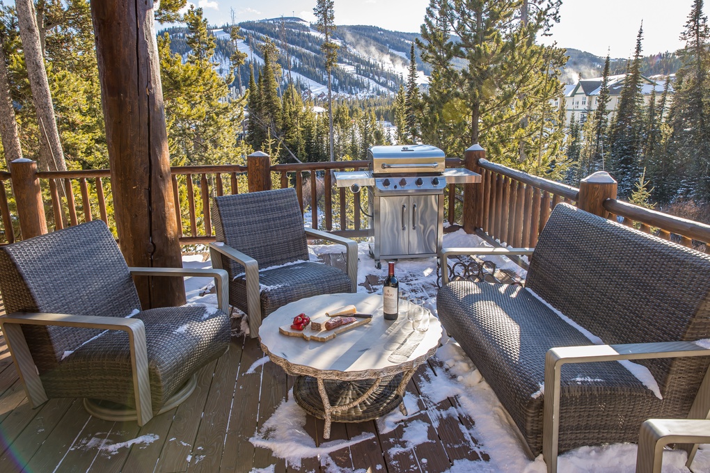 Deck with Seating and Grill