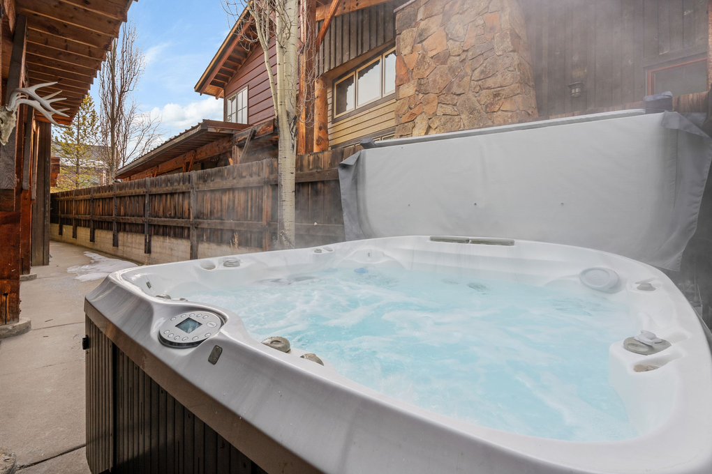 Private Patio with Hot Tub