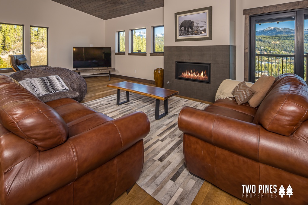 Living Room with Fireplace