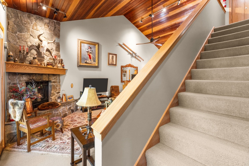 Stairs to Guest Bedroom and Primary