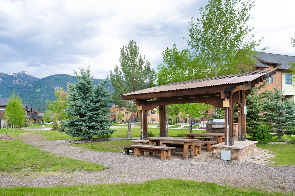 Community Grill with Outdoor Seating