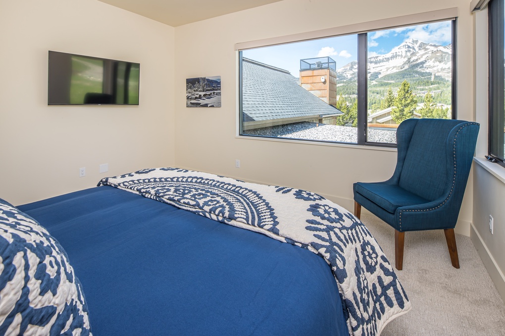 Gorgeous Views of Lone Peak from Guest Bedroom