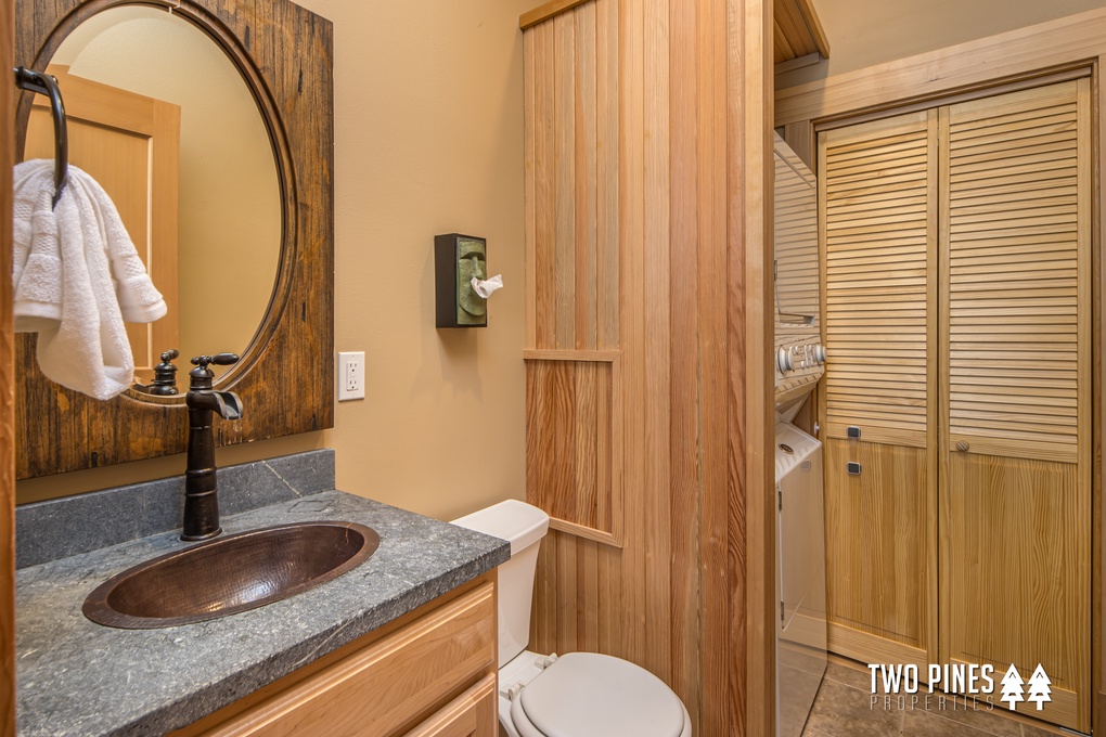 Half Bath with Laundry Units