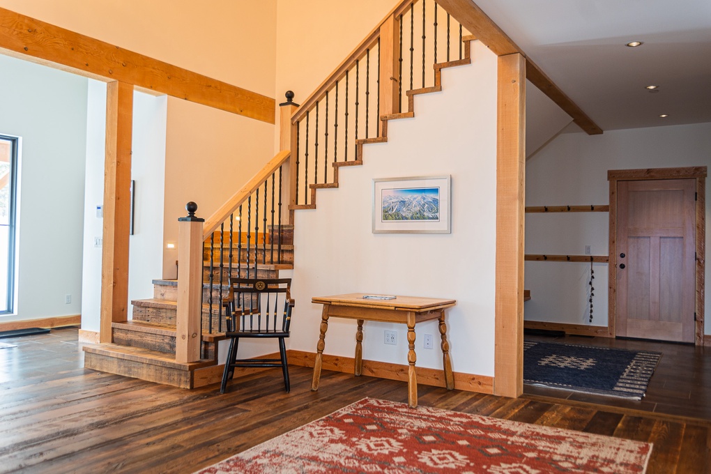 Stairs to Upper Level Apartment