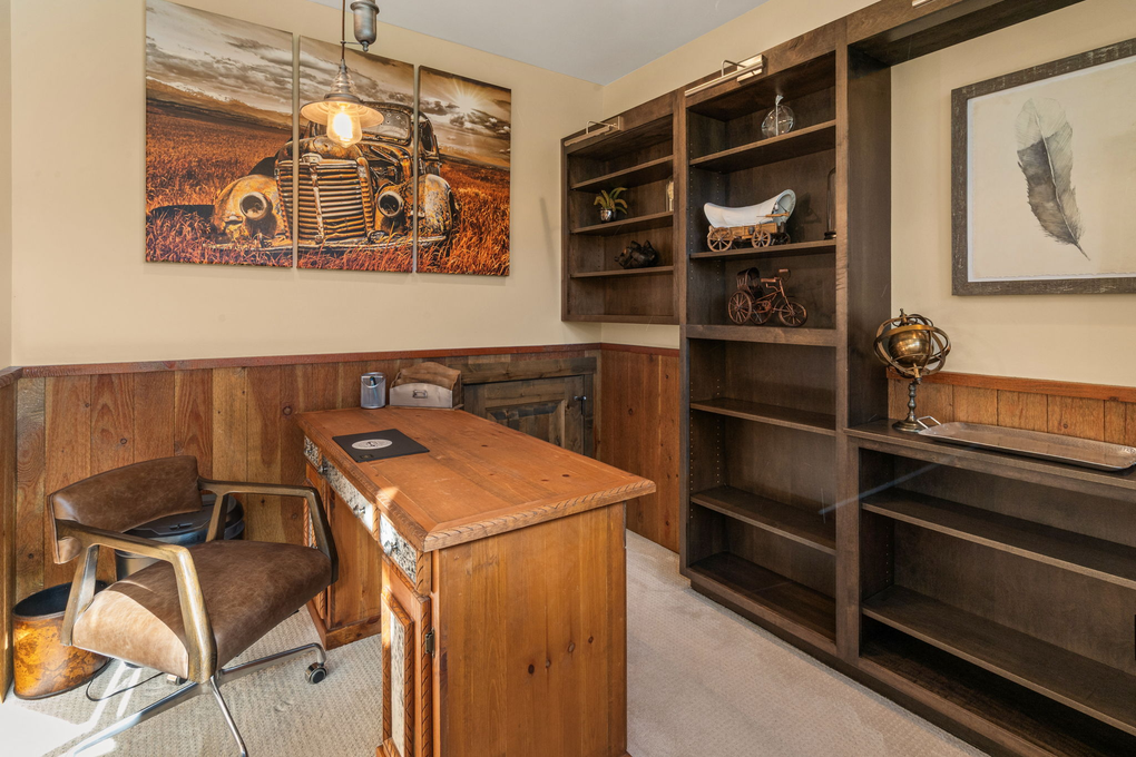 Designated Office in Downstairs Den