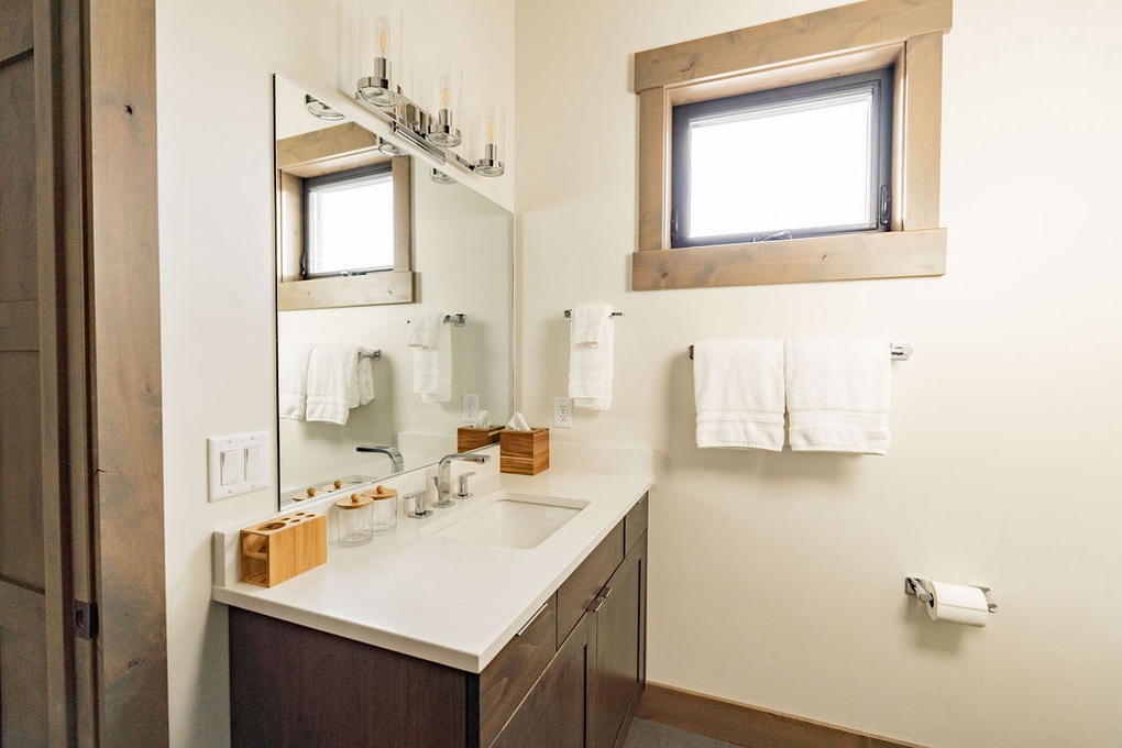 Full Bathroom with Walk-In Shower