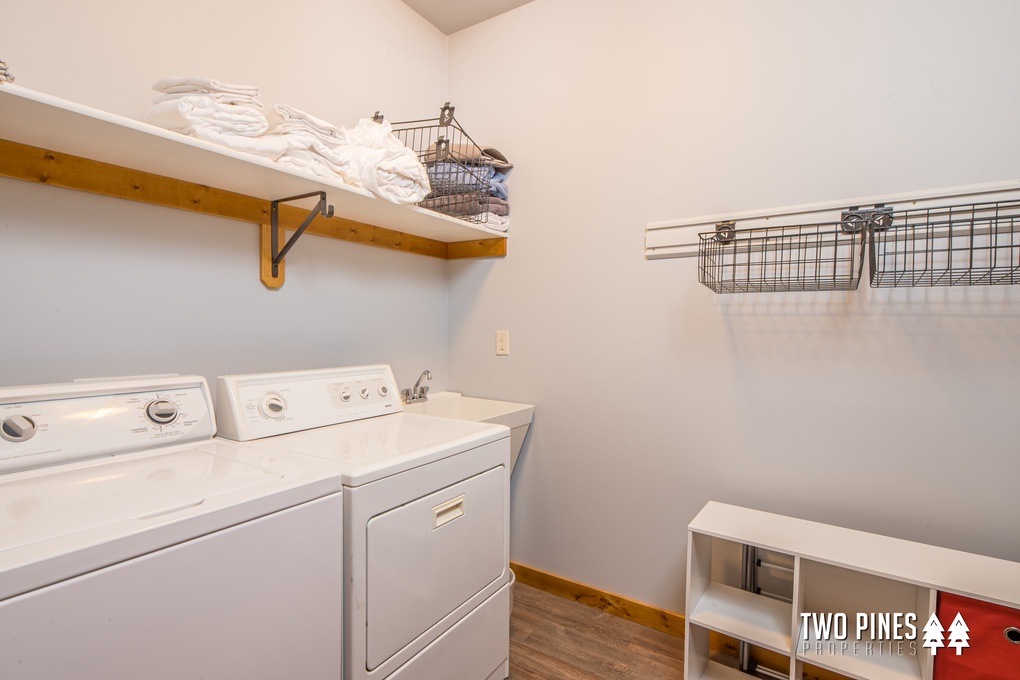 Laundry Room with Washer and Dryer