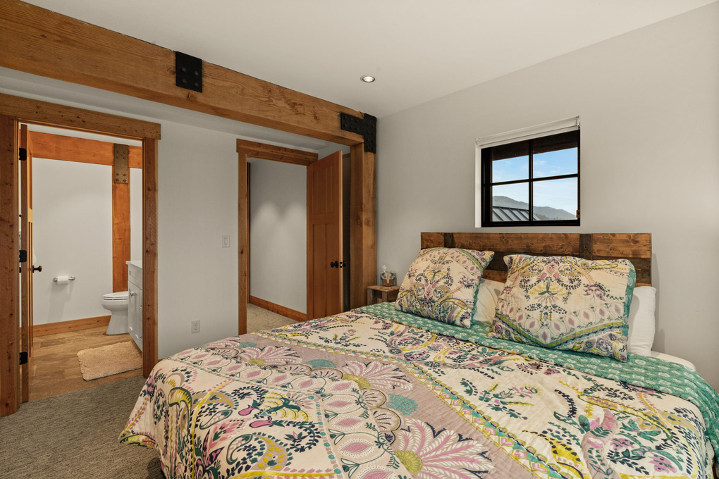 Upstairs Loft Left Guest Bedroom 3 - King Bed with En-Suite Full Bath