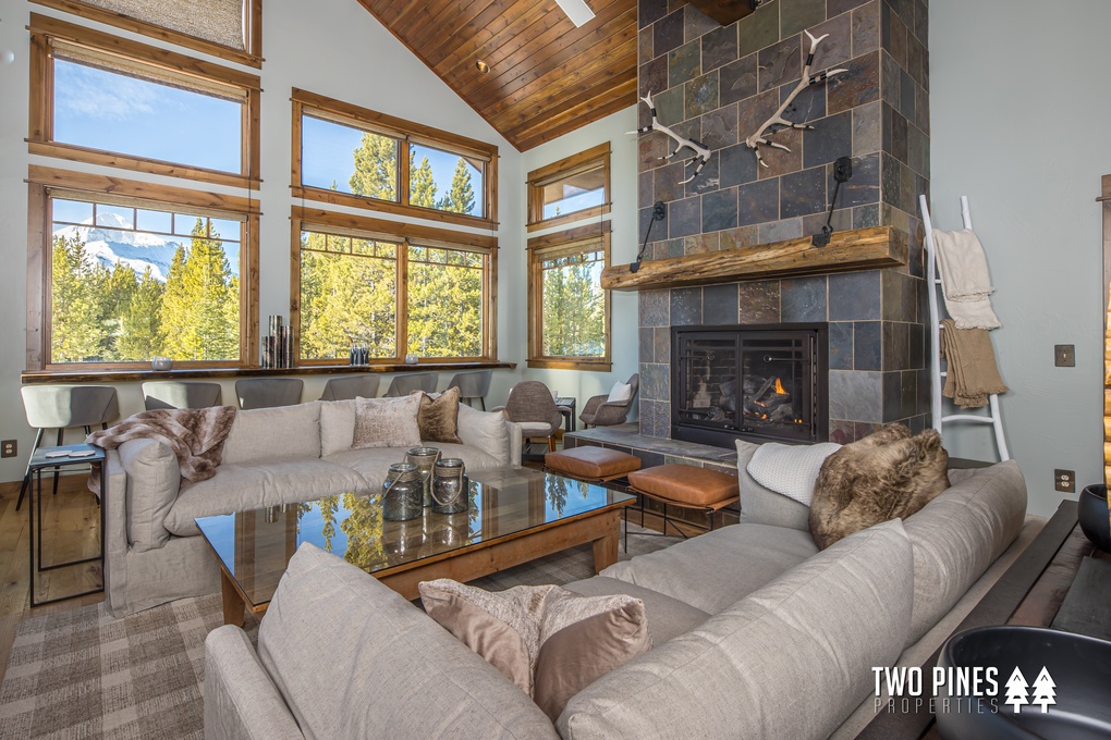 Luxurious Living room with Lone Peak Views