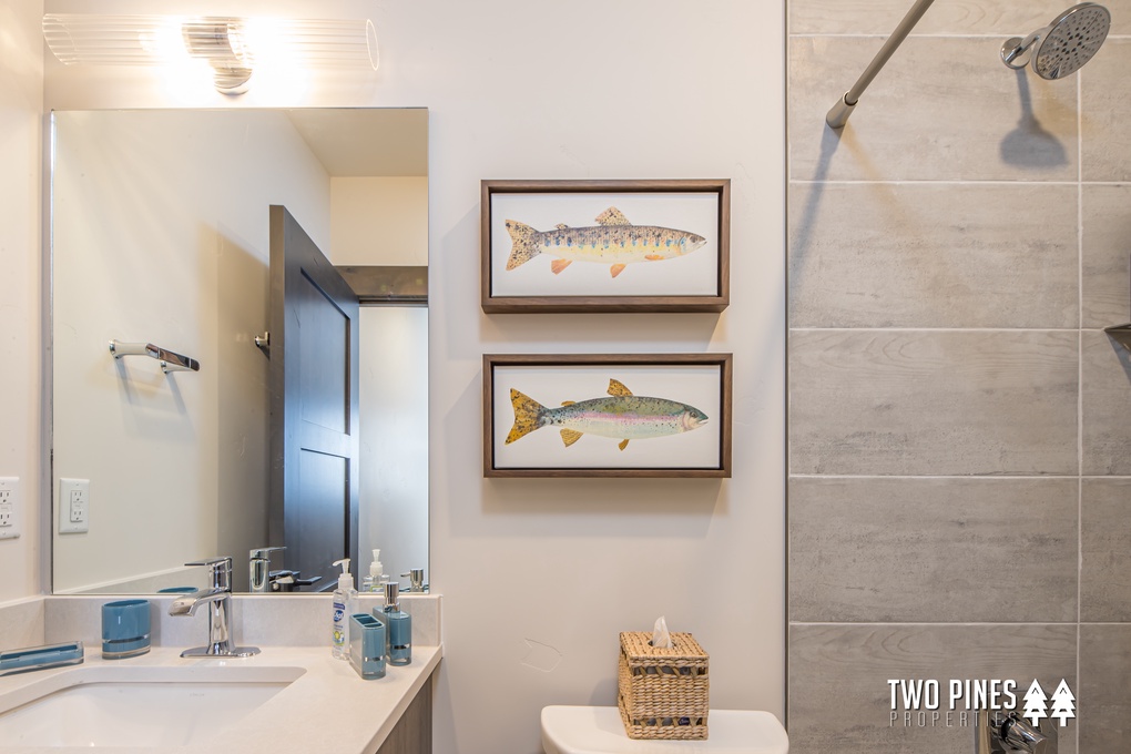 Shared Bathroom with Tub/Shower Combo