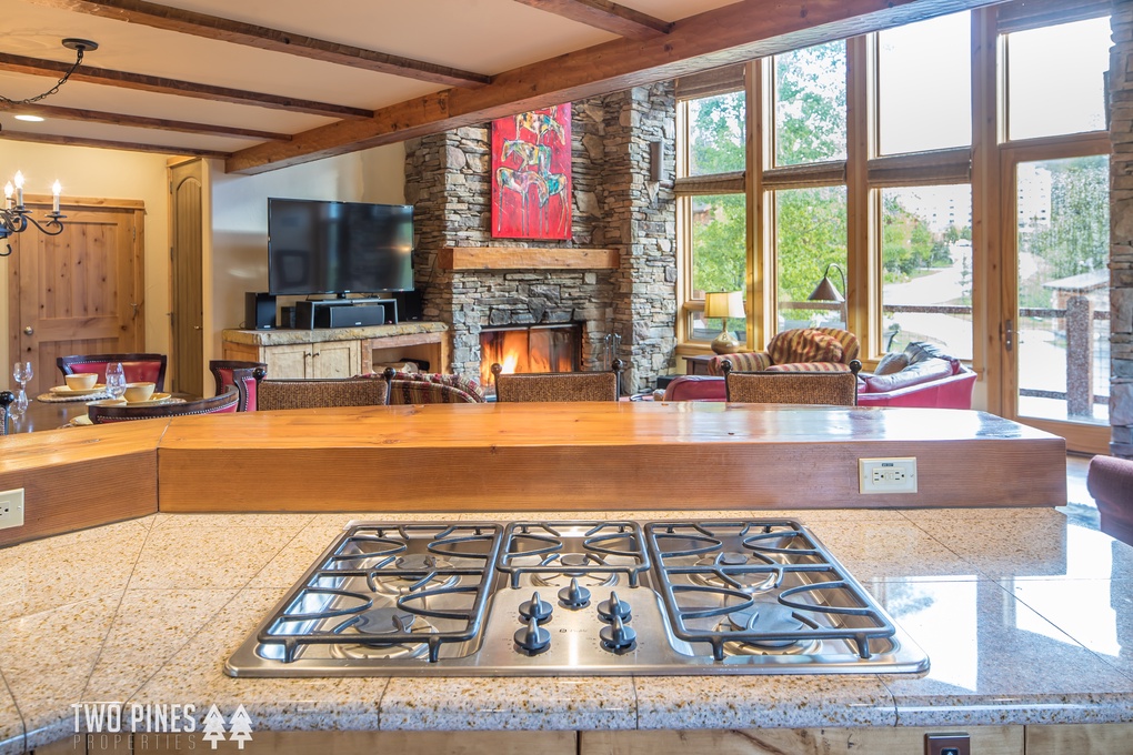 Stove with Four Burners