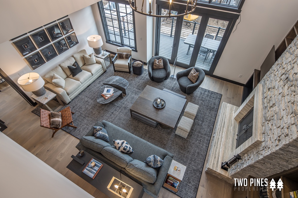 Aerial View of Living Area