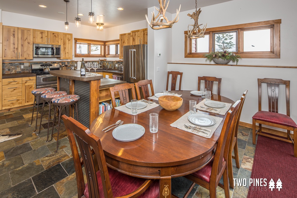 Dining Room with Table Seating for 8