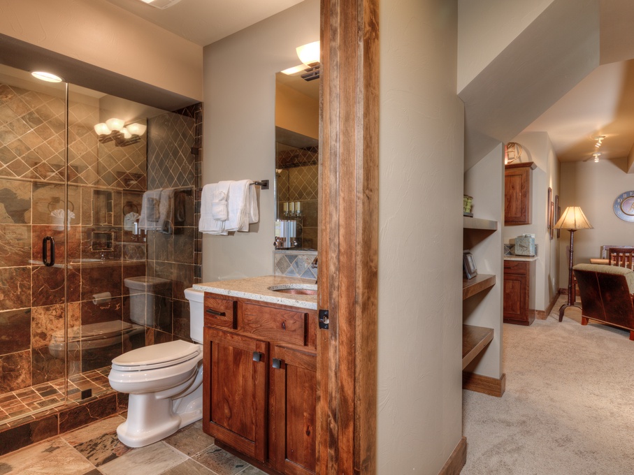Guest Bathroom in Downstairs Den