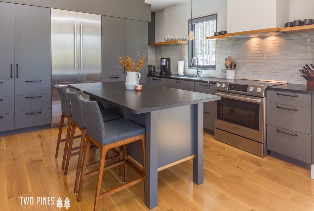 Kitchen with Stainless Steel Appliances