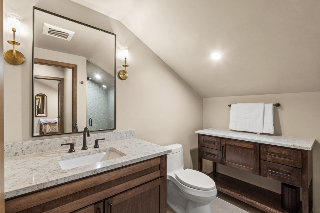 Third Floor's Full Bath w. Walk-in Shower (located in the den)