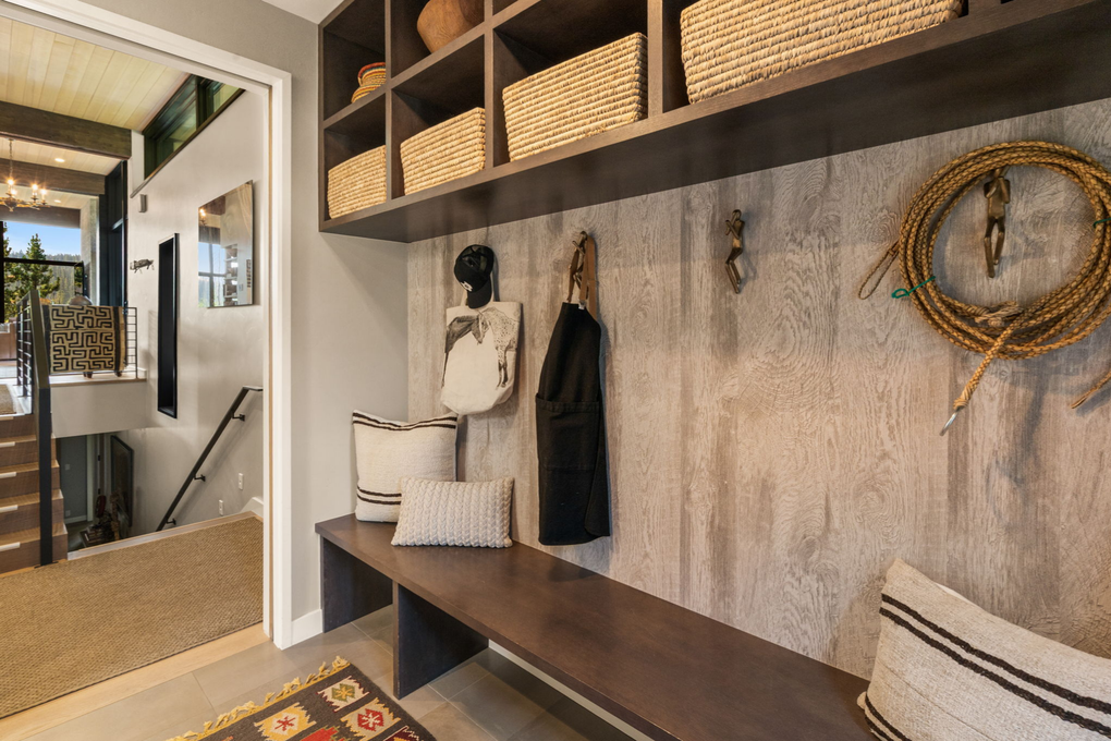 Mudroom Off Garage, Before Stairwell