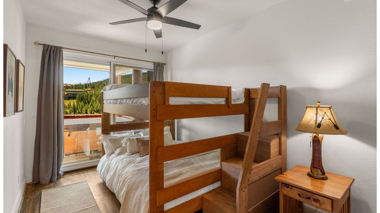 Bunk Room with Deck Entrance