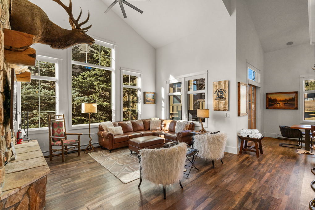 Spacious Open-Concept Living Room