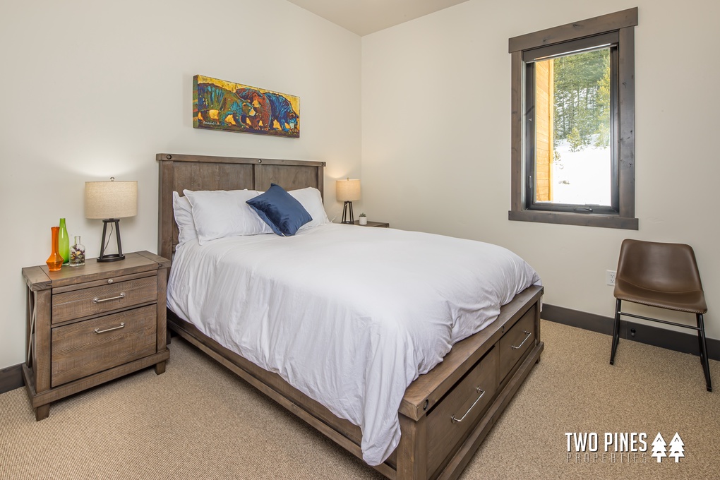Guest Bedroom 1 with Queen Bed
