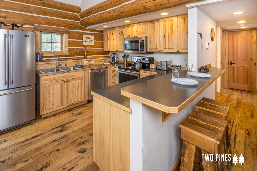 Kitchen with Stainless Steel Appliances