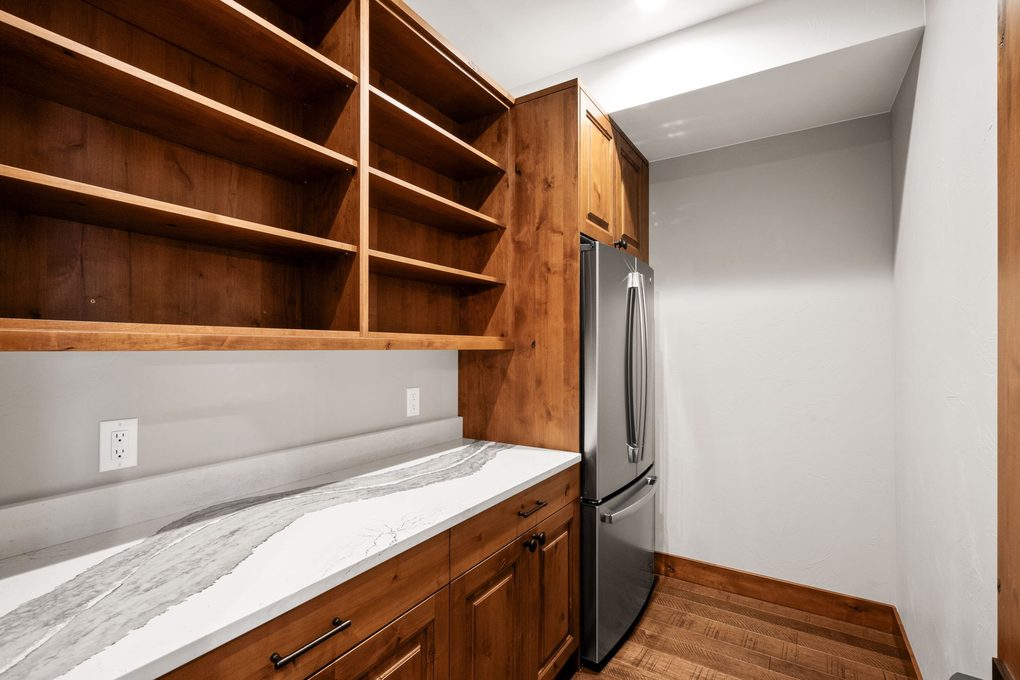 Spacious Pantry with Additional Full-Size Fridge (second floor)