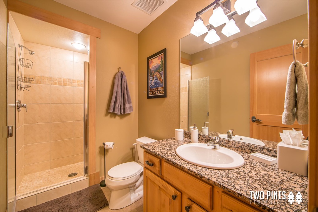 Downstairs Bathroom with Walk-in Shower