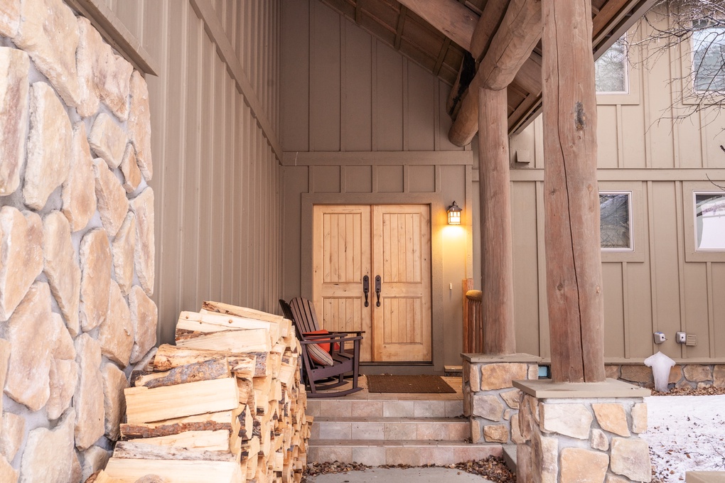 Front Door and Firewood
