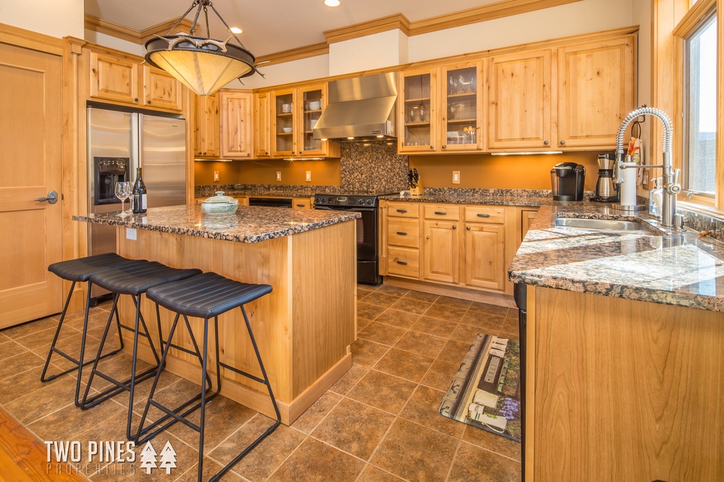 Spacious Kitchen with Granite Counters