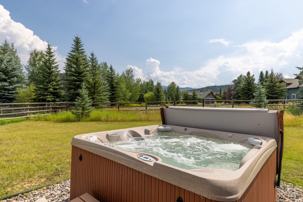 Hot tub with views